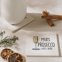 Your Drink Here - Personalized Ceramic Coaster