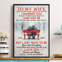 Your Last Everything I Love You Forever & Always - Personalized Poster