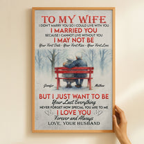 Your Last Everything I Love You Forever & Always - Personalized Poster