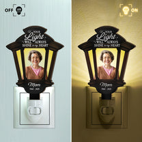 Your Light Always Shine - Personalized Photo Wood And Acrylic Night Light