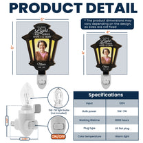 Your Light Always Shine - Personalized Photo Wood And Acrylic Night Light