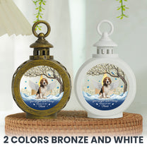 Your Light Will Always Shine In My Heart Memorial Pet - Personalized Photo Lantern Night Light