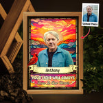 Your Light Will Always Shine In My Heart - Personalized Photo Frame Light Box - New Theme