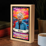Your Light Will Always Shine In My Heart - Personalized Photo Frame Light Box - New Theme