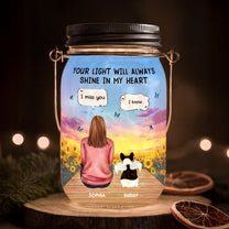 Your Light Will Always Shine - Personalized Solar Mason Jar Light