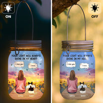 Your Light Will Always Shine - Personalized Solar Mason Jar Light