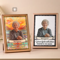 Your Light Will Shine Forever In Our Heart - Personalized Light Up Photo Frame