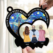 Your Wings Were Ready - Personalized Window Hanging Suncatcher Ornament
