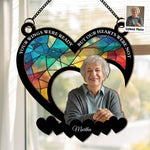 Your Wings Were Ready - Personalized Window Hanging Suncatcher Photo Ornament