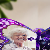 Your Wings Were Ready - Personalized Wood And Acrylic Night Light