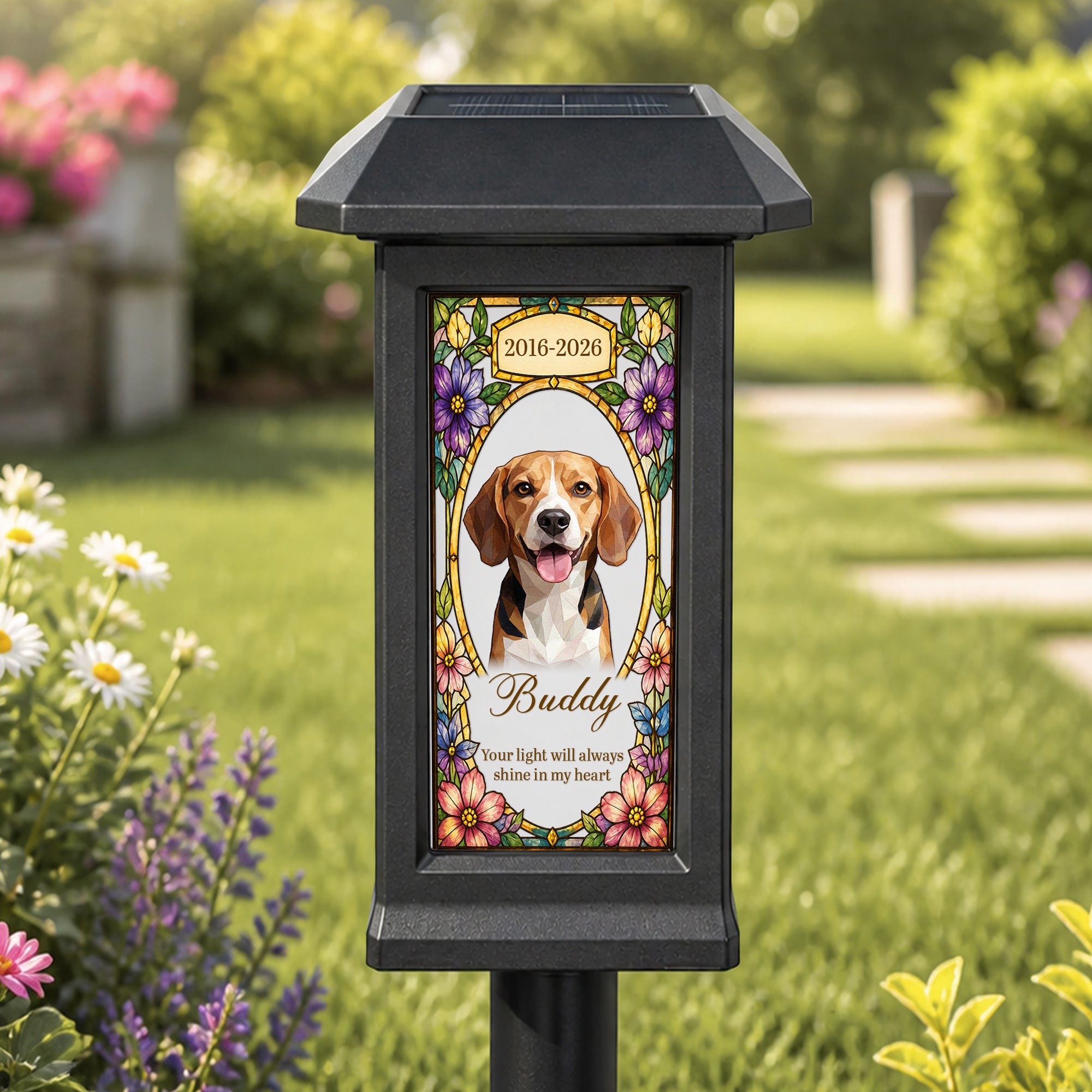 Your-Light-Will-Always-Shine-In-My-Heart-Loss-Of-Pet-Personalized-Solar-Garden-Light-2