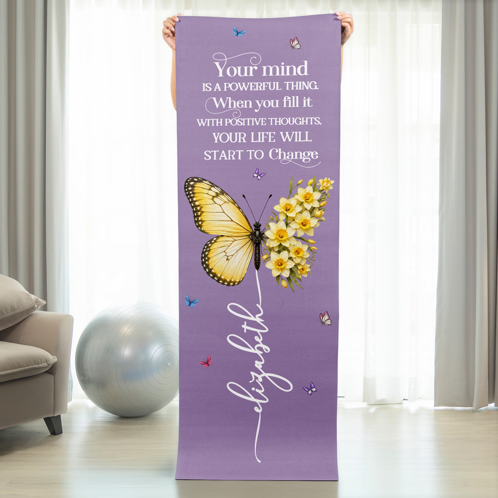 Your-Mind-Is-A-Powerful-Thing-Butterfly-Birth-Month-Flower-Personalized-Yoga-Mat-3