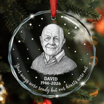Your-Wings-Were-Ready-But-Our-Hearts-Were-Not-Photo-Sketch-Line-Art-Personalized-Ornament-6