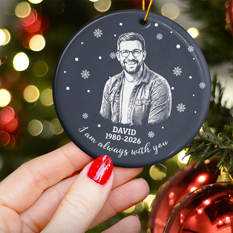 Your-Wings-Were-Ready-Custom-Sketch-Art-Photo-Memorial-Christmas-Gifts-Personalized-Ornament-2