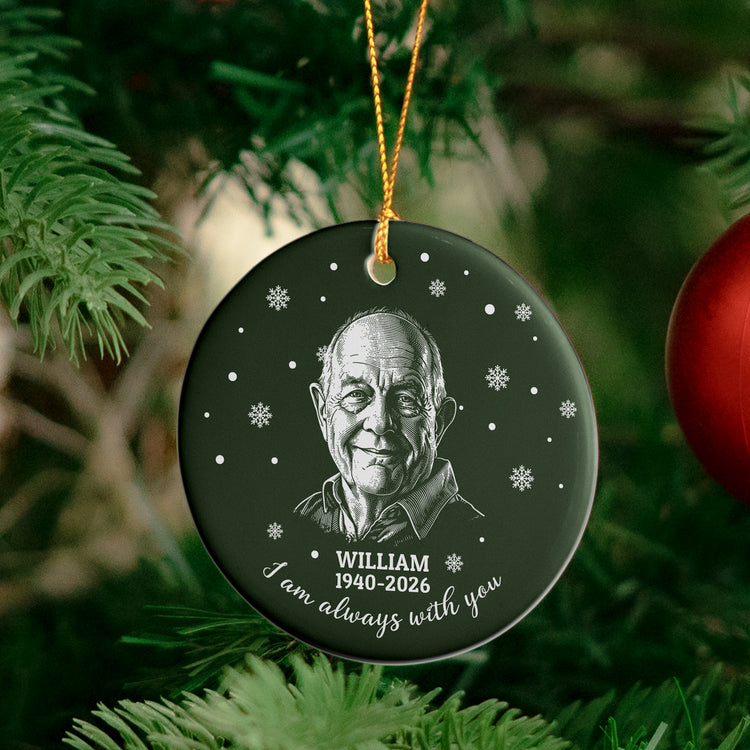 Your-Wings-Were-Ready-Custom-Sketch-Art-Photo-Memorial-Christmas-Gifts-Personalized-Ornament-5
