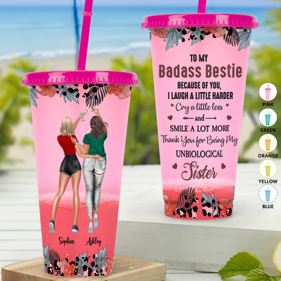 You're My Bad@ss Bestie - Personalized Color Changing Cup