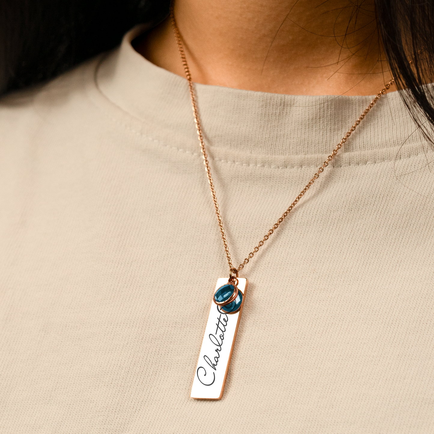 Zodiac Birthday Gift For Friend Daughter Family - Personalized Birthstone Necklace