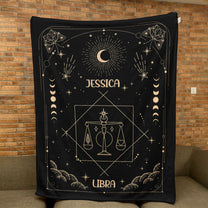Zodiac Name - Personalized Blanket
