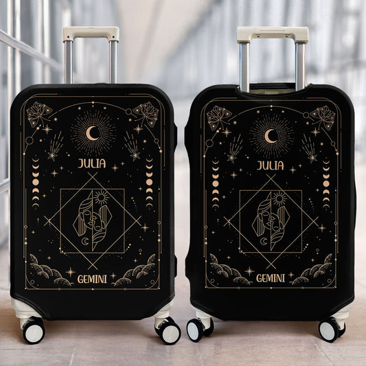 Zodiac Name - Personalized Luggage Cover