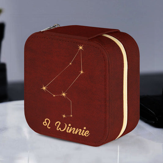 Zodiac Star - Personalized Jewelry Box