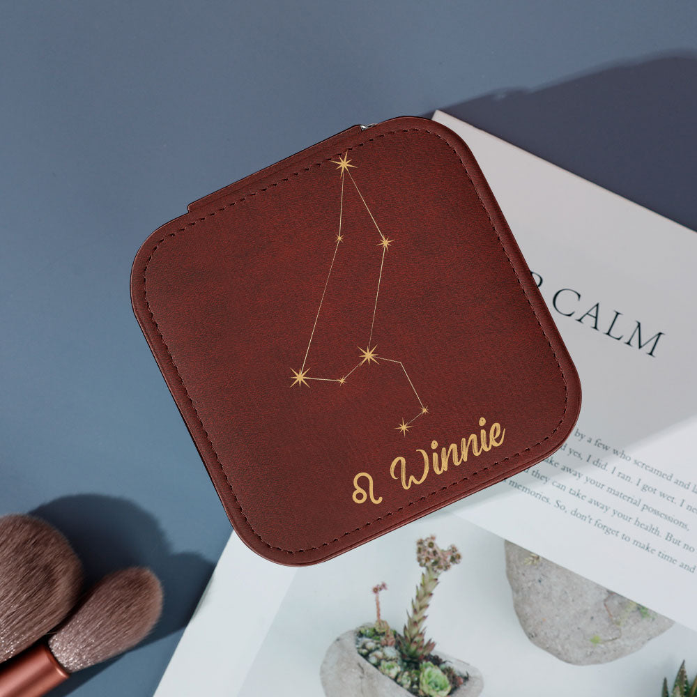 Zodiac Star - Personalized Jewelry Box