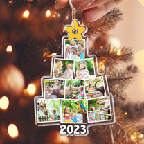 Zoo Area Christmas Tree - Personalized Acrylic Photo Ornament