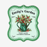 A Beautiful Garden Is A Work Of Heart - Personalized Metal Sign 3