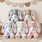 A Hug From A Long Distance Loved One - Personalized Bunny Plush 5