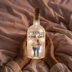 A True Friendship Is A Journey Friendship Gifts For BFF, Soul Sisters - Personalized Bottle Lamp 5