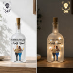 A True Friendship Is A Journey Friendship Gifts For BFF, Soul Sisters - Personalized Bottle Lamp 6