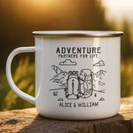 Adventure Partners For Life Camping Mug For Couples - Personalized Mugs 2