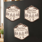 Adventure Partners For Life New Home Wedding Gift For Couple - Personalized Magnet 1