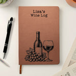 Alcohol Log Book - Wine Lovers, Whiskey Bourbon, Rum, Cocktails, Gifts For Her, Him - Personalized Journal 3