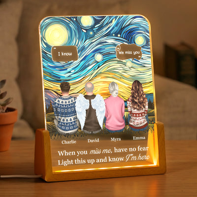 Always With You Memorial Gifts For Family - Personalized Night Light