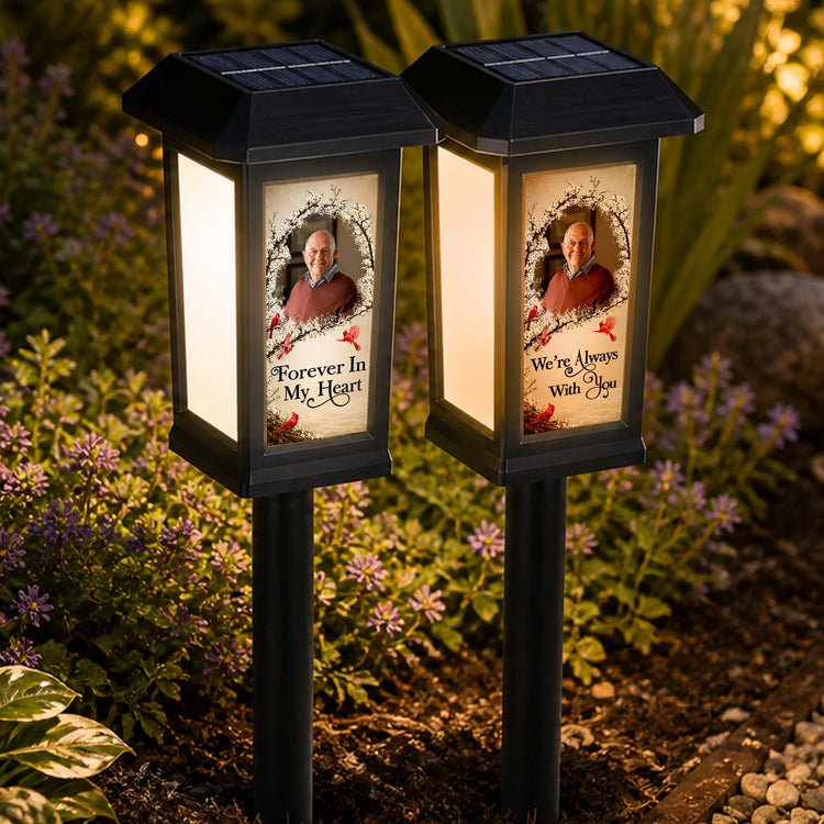Always With You Memorial Gifts For Family - Personalized Solar Garden Light 4