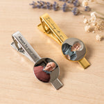 Always With You Memorial Wedding Gifts For Him Groom - Personalized Tie Clip 4