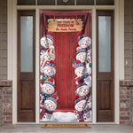 America 250Th Anniversary Snowman - Personalized Door Cover 3