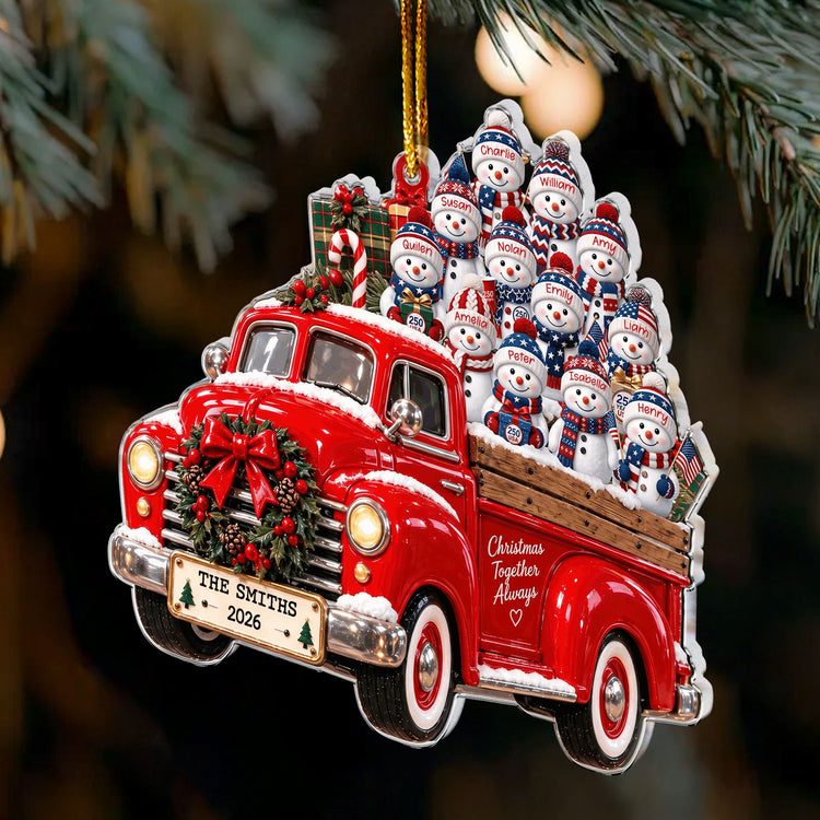 America 250Th Anniversary Snowman - Personalized Ornament 5
