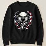 American Eagle Wings & Soldiers Praying Cross - Shirt