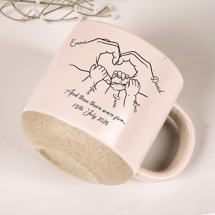And Then There Were Three... Family Of 3,4,5 - Gifts For New Parents - Personalized Mug 6