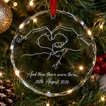 And Then There Were Three... Family Of 3,4,5 - Gifts For New Parents - Personalized Ornament 1