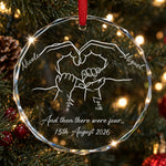 And Then There Were Three... Family Of 3,4,5 - Gifts For New Parents - Personalized Ornament 3