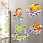 Animal Bookish Puns Gift For Book Lover - Personalized Magnet 1