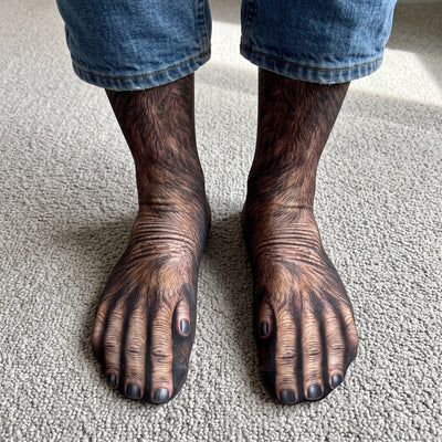 Animal Feet Funny Gift For Husband Wife Coworker Friends - Personalized Socks