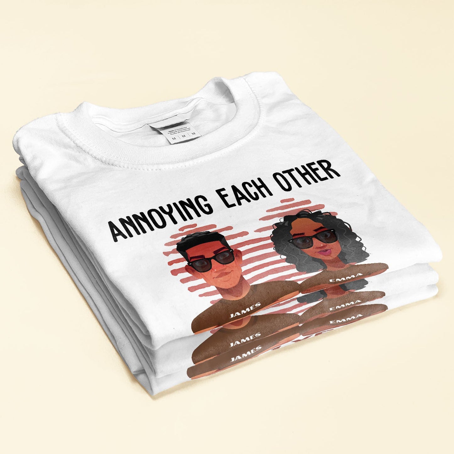 Annoying Each Other And Still Going Strong - Personalized Matching Couple Shirts