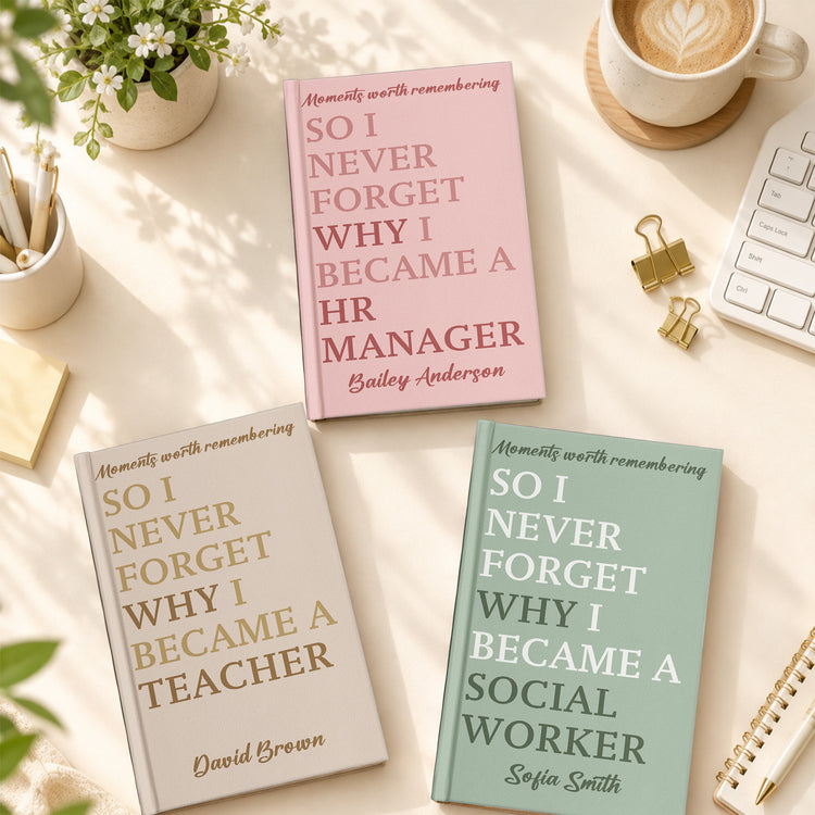Appreciation Gift For Coworker, Teacher, Nurse, Social Worker - Personalized Journal 1