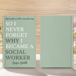 Appreciation Gift For Coworker, Teacher, Nurse, Social Worker - Personalized Journal 3