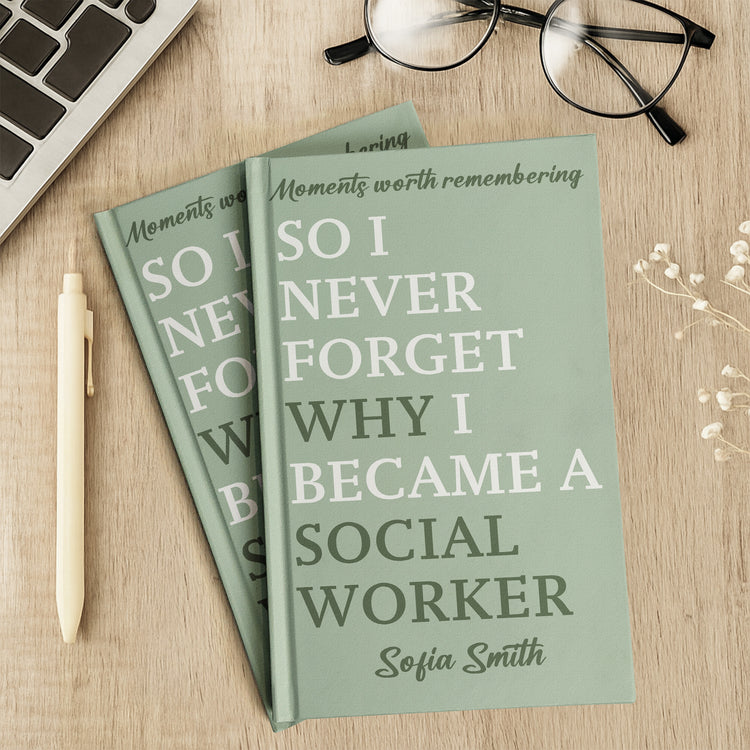 Appreciation Gift For Coworker, Teacher, Nurse, Social Worker - Personalized Journal 6