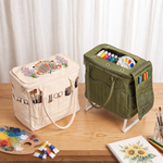 Art Stuff Bag, Custom Name & Birth Flower Gift For Aritist, Arting Lovers - Personalized  Bag 2