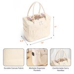 Art Stuff Bag, Custom Name & Birth Flower Gift For Aritist, Arting Lovers - Personalized  Bag 6